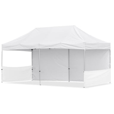 Coated Steel Sublimated Gazebo 6m x 3m - 1 Long Full-Wall Skin - 2 Short Half-Wall Skins - Gazebos