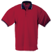 Colour Stripe Golfer Red/Navy/White / XL / Regular - Golf Shirts