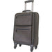 Columbia 4 Wheel On Board Leather Laptop Trolley | Brown-Suitcases