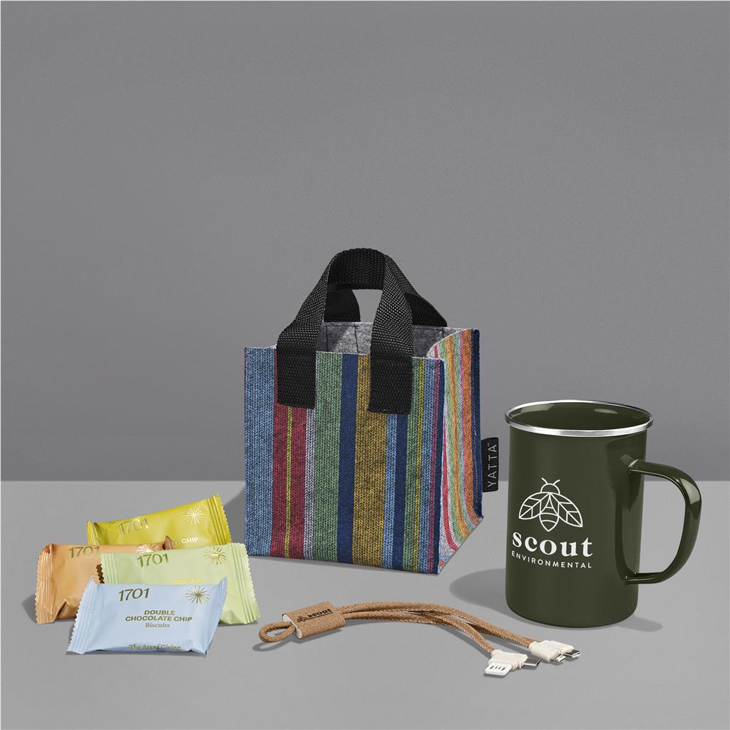 Compact Comfort Hamper OLIVE - Heritage Day,Desk Drop Hampers,Unisex Hampers,Tech Hampers