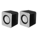 Compact Desktop Speakers Silver / STD / Last Buy - Technology