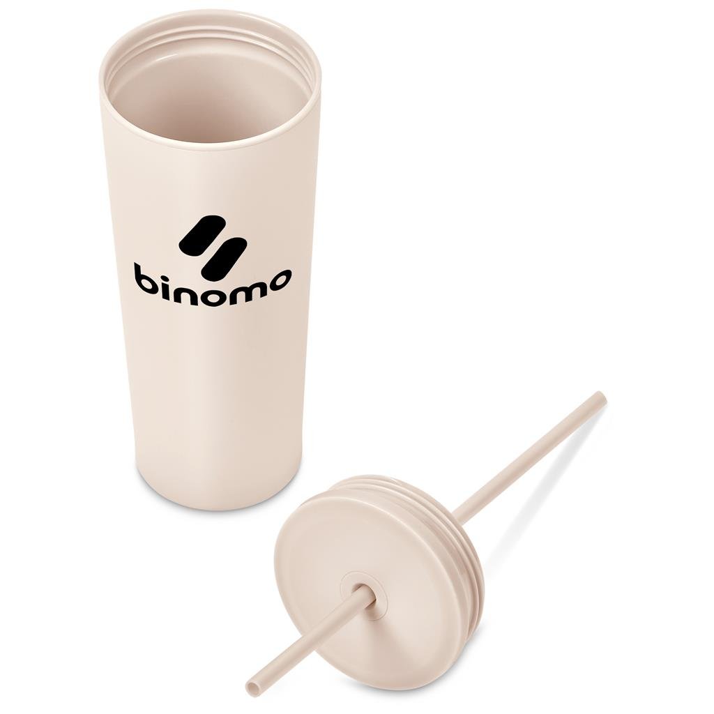 Concorde Stainless Steel & Plastic Double-Wall Tumbler Straw - 720ml - Travel Mugs and Tumblers,Ideas for Summer,Drinkware