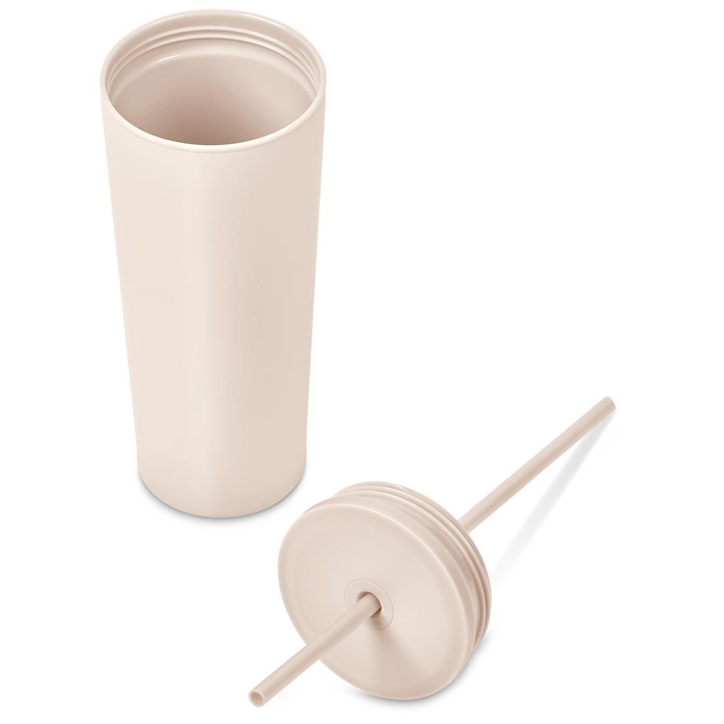 Concorde Stainless Steel & Plastic Double-Wall Tumbler Straw - 720ml - Travel Mugs and Tumblers,Ideas for Summer,Drinkware