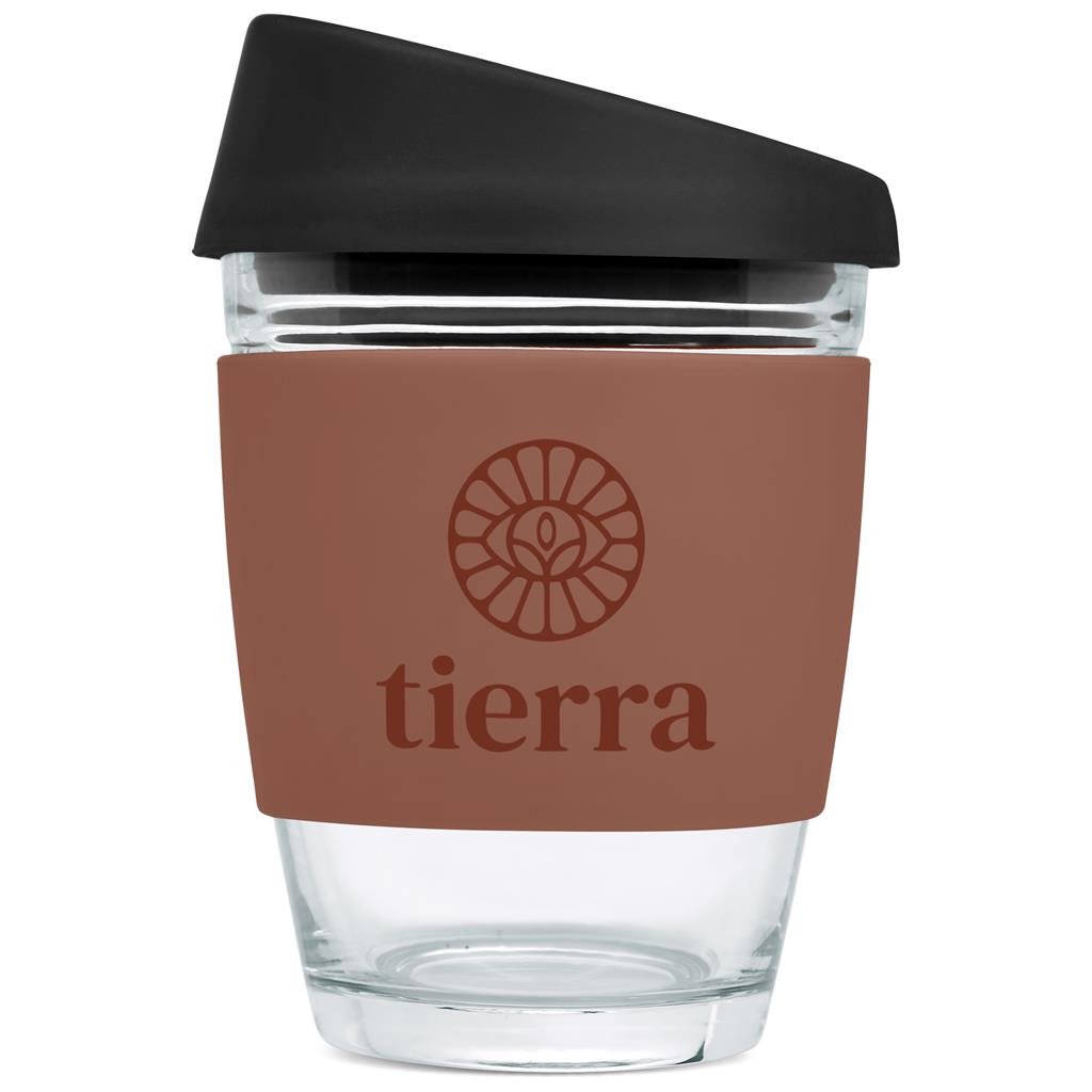 Contempro Glass Kup - 340ml BURNT ORANGE - Travel Mugs and Tumblers,Drinkware