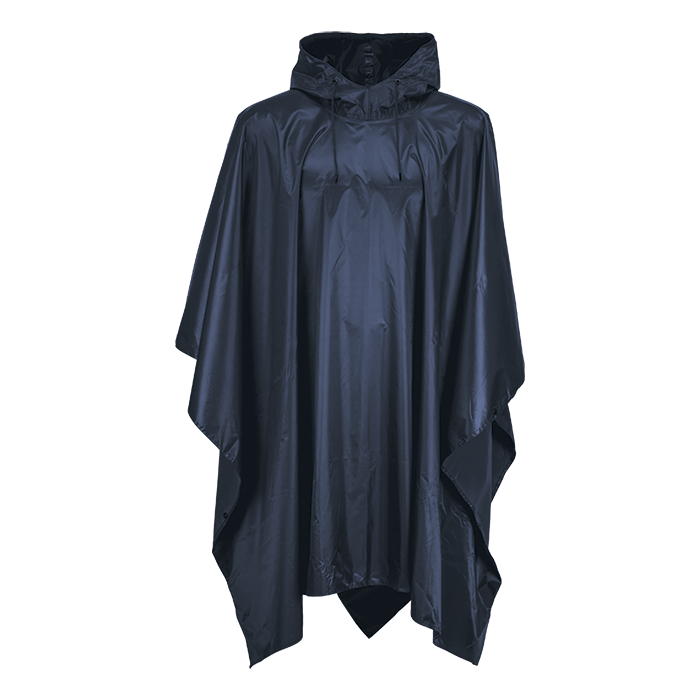 Contract Poncho (CON-P) Navy / STD / Regular - Protective Outerwear