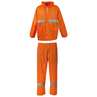 Contract Reflective Rain Suit  Safety Orange/Reflect