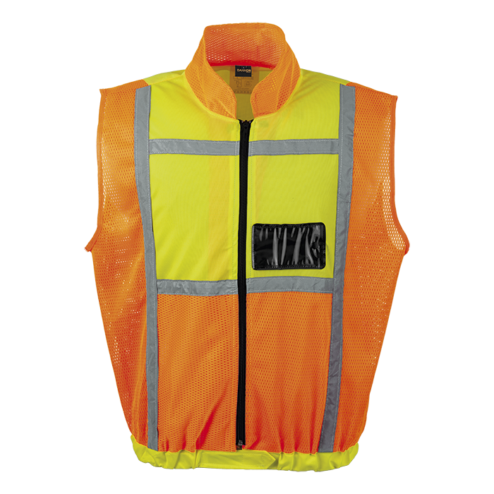 Contract Sleeveless Reflective Vest Safety Yellow/Orange / SML / Regular - High Visibility