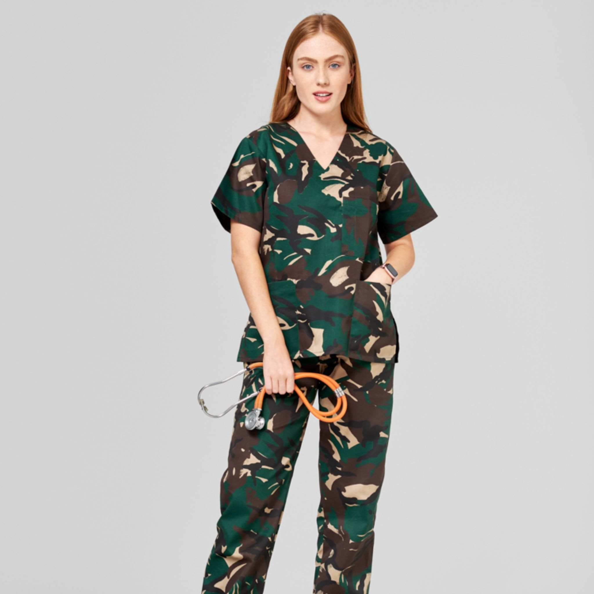 Core Professional Scrub Set-Scrubs-Camo