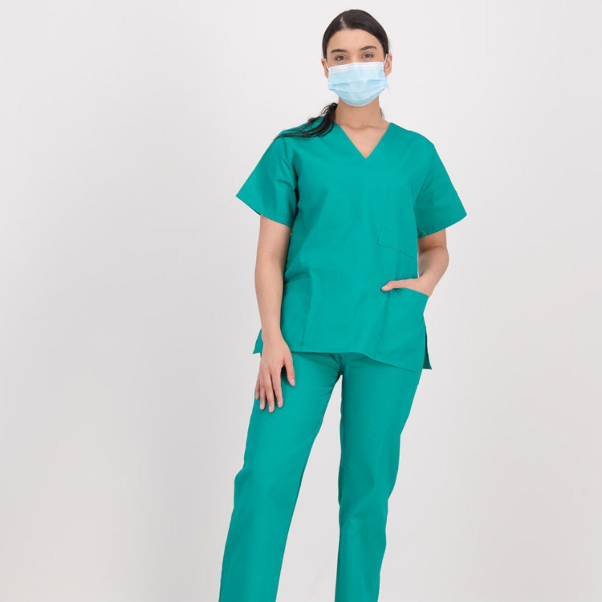 Core Professional Scrub Set-Scrubs-Emerald