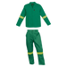 Creative Budget Poly Cotton Conti Suit with Reflective Emerald / J32 / Regular - Protective Outerwear