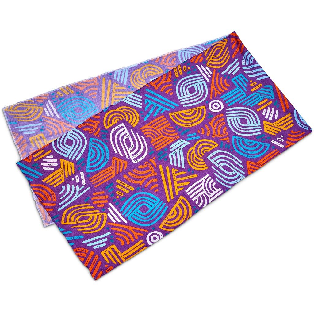 Custom Crown Polyester Head Wrap BLACK - Personal Care and Pamper Gifts,Custom Gifts
