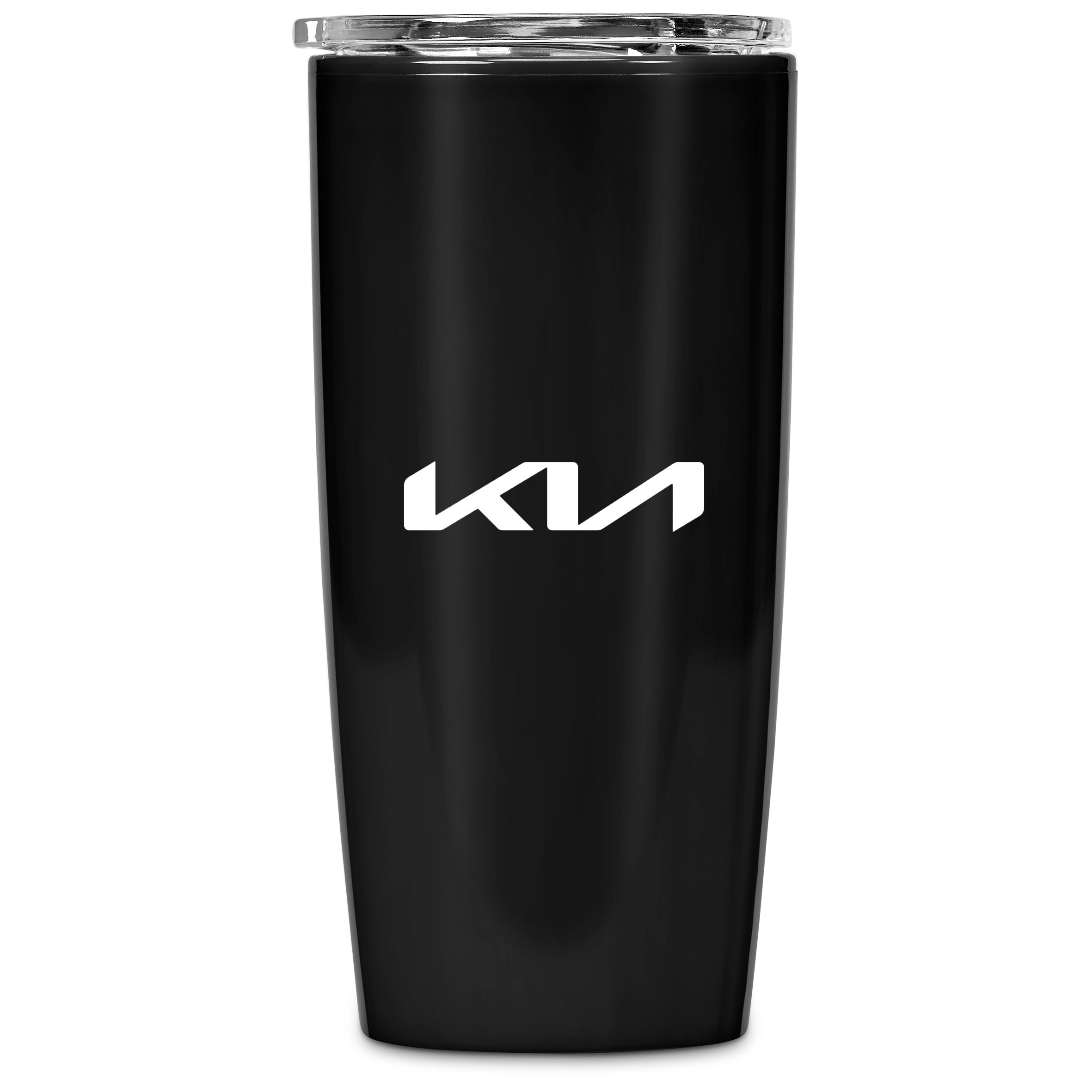 Daytona Plastic 2-in-1 Double-Wall Tumbler & Straw - 600ml Black / BL