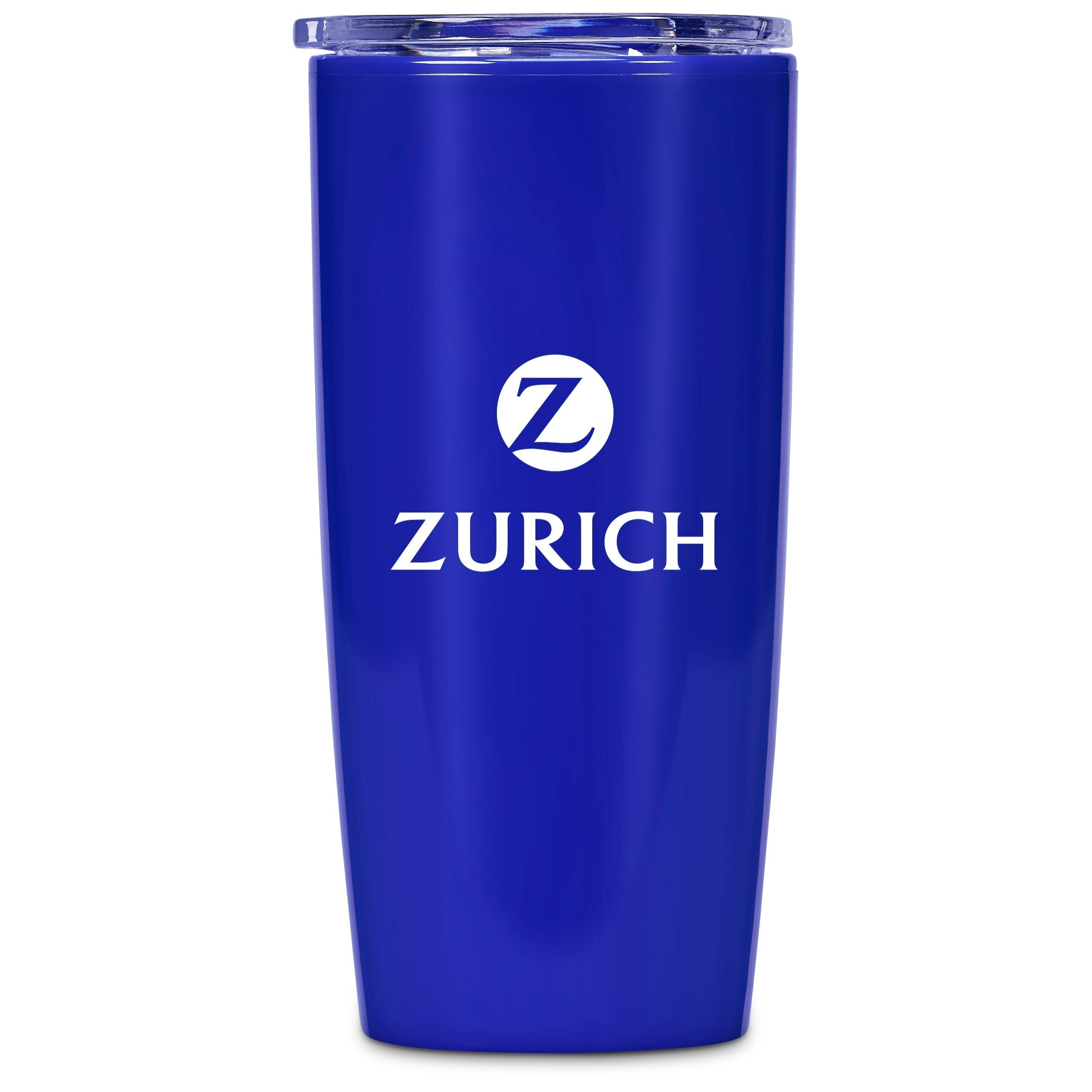 Daytona Plastic 2-in-1 Double-Wall Tumbler & Straw - 600ml Blue / BU