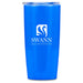 Daytona Plastic 2-in-1 Double-Wall Tumbler & Straw - 600ml Ocean Blue / OB