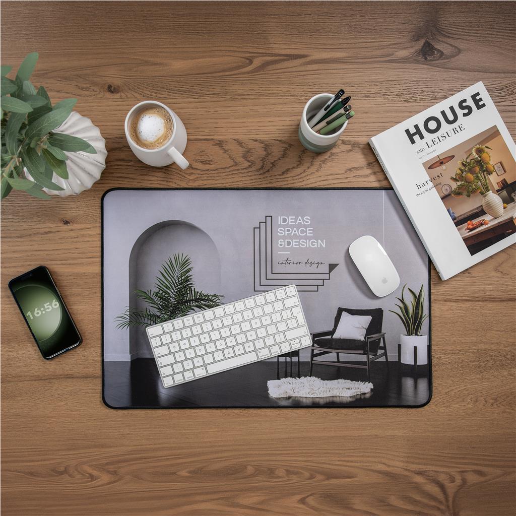 Destiny Sublimation Desk Or Bar Mat SOLID WHITE - Accessories,Mouse Pads and Mats,Ideas for Summer,Home Living
