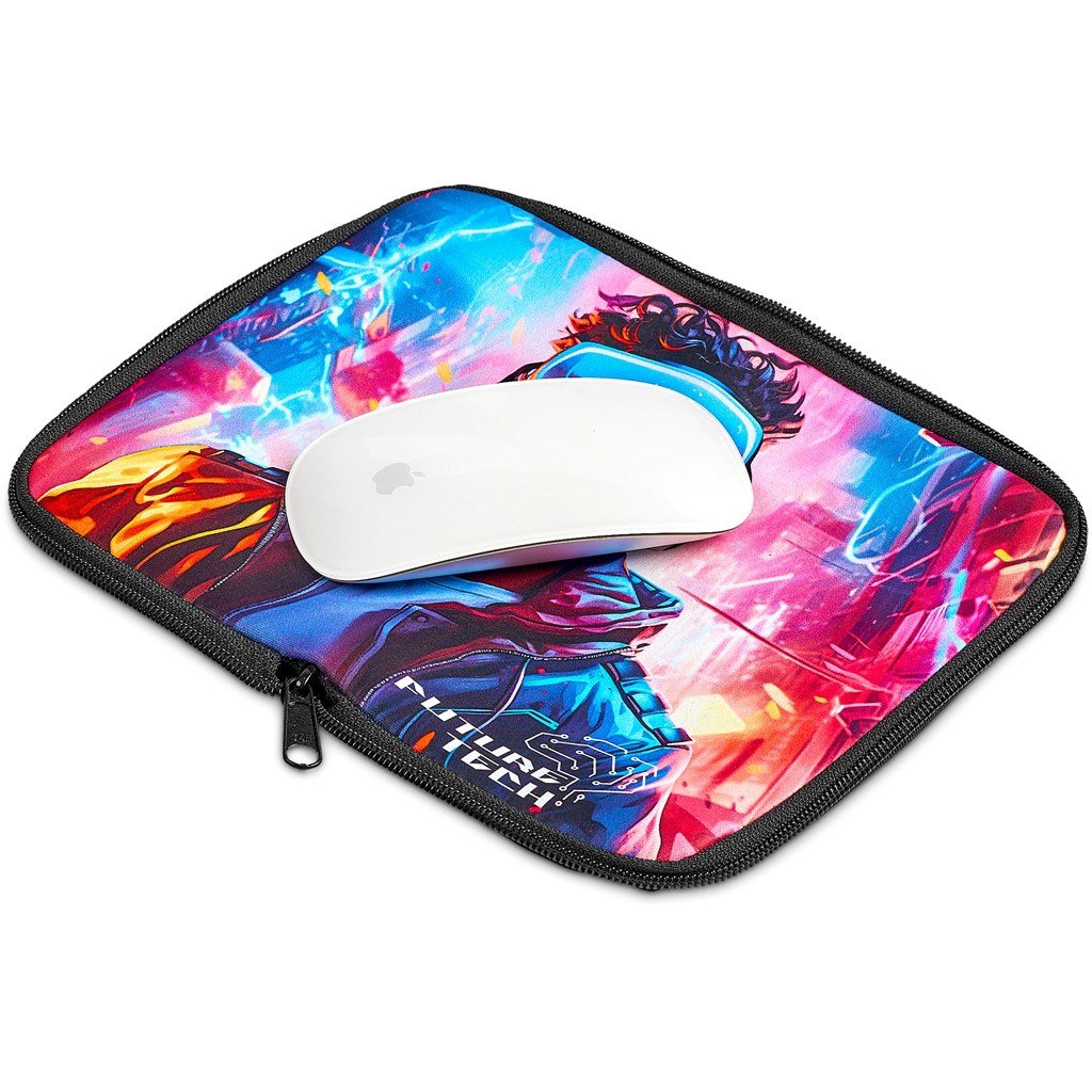 Custom Dinky Neoprene Mouse Pad Pouch BLACK - Tech Accessories,Custom Accessories