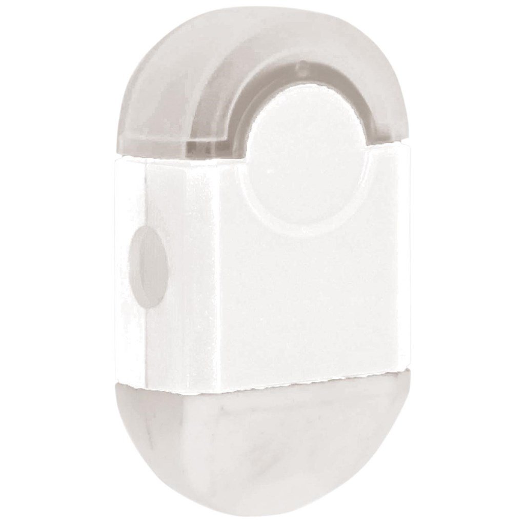 Duo Eraser & Sharpener - Solid White