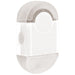 Duo Eraser & Sharpener - Solid White