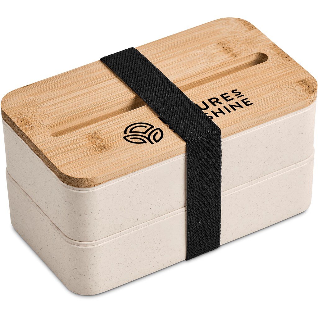 Dura Wheat Straw & Bamboo Lunch Box Set NATURAL - Foodware,Eco-Friendly,Wheat Products,Ideas for Work