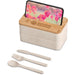 Dura Wheat Straw & Bamboo Lunch Box Set NATURAL - Foodware,Eco-Friendly,Wheat Products,Ideas for Work