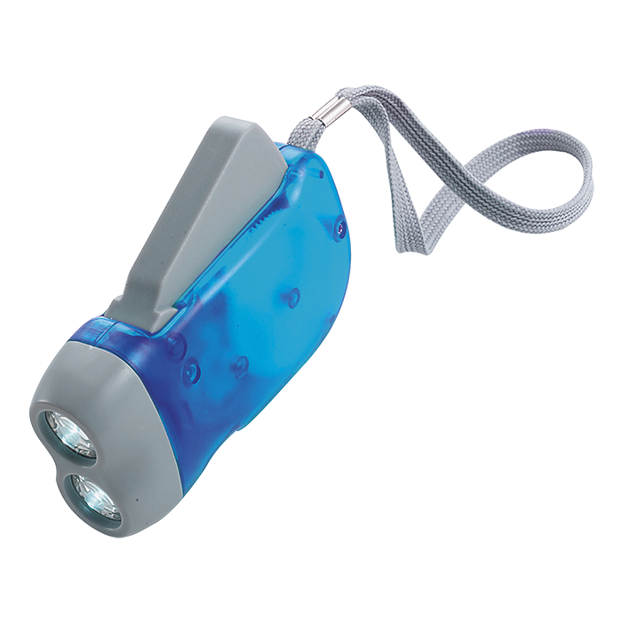 Dynamo Torch with 2 LED Lights Cobalt / STD / Last Buy - Flashlights and Tools