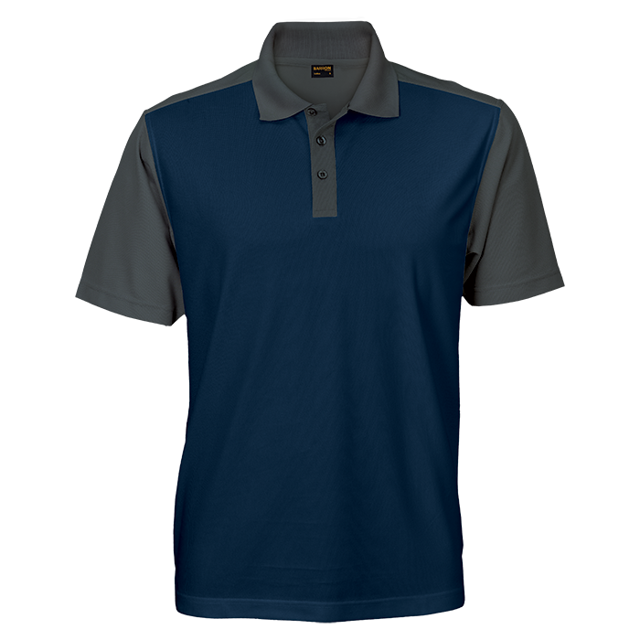 Eagle Golfer Mens Navy/Charcoal / 4XL / Last Buy - Golf Shirts