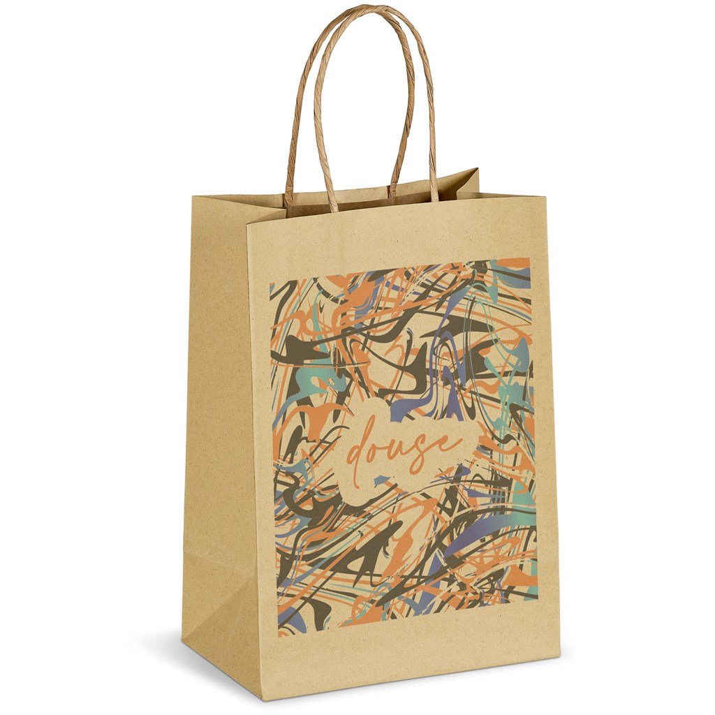 Custom Ecological Mini Gift Bag 150gsm Natural / NT - Bags