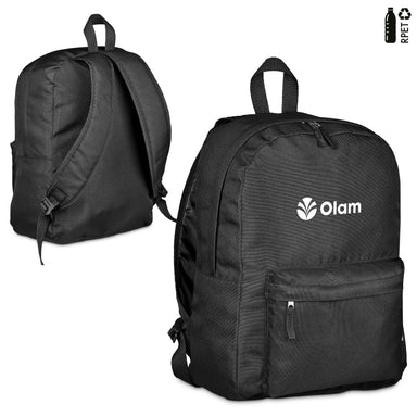 Econoca Recycled Pet Backpack Black / BL