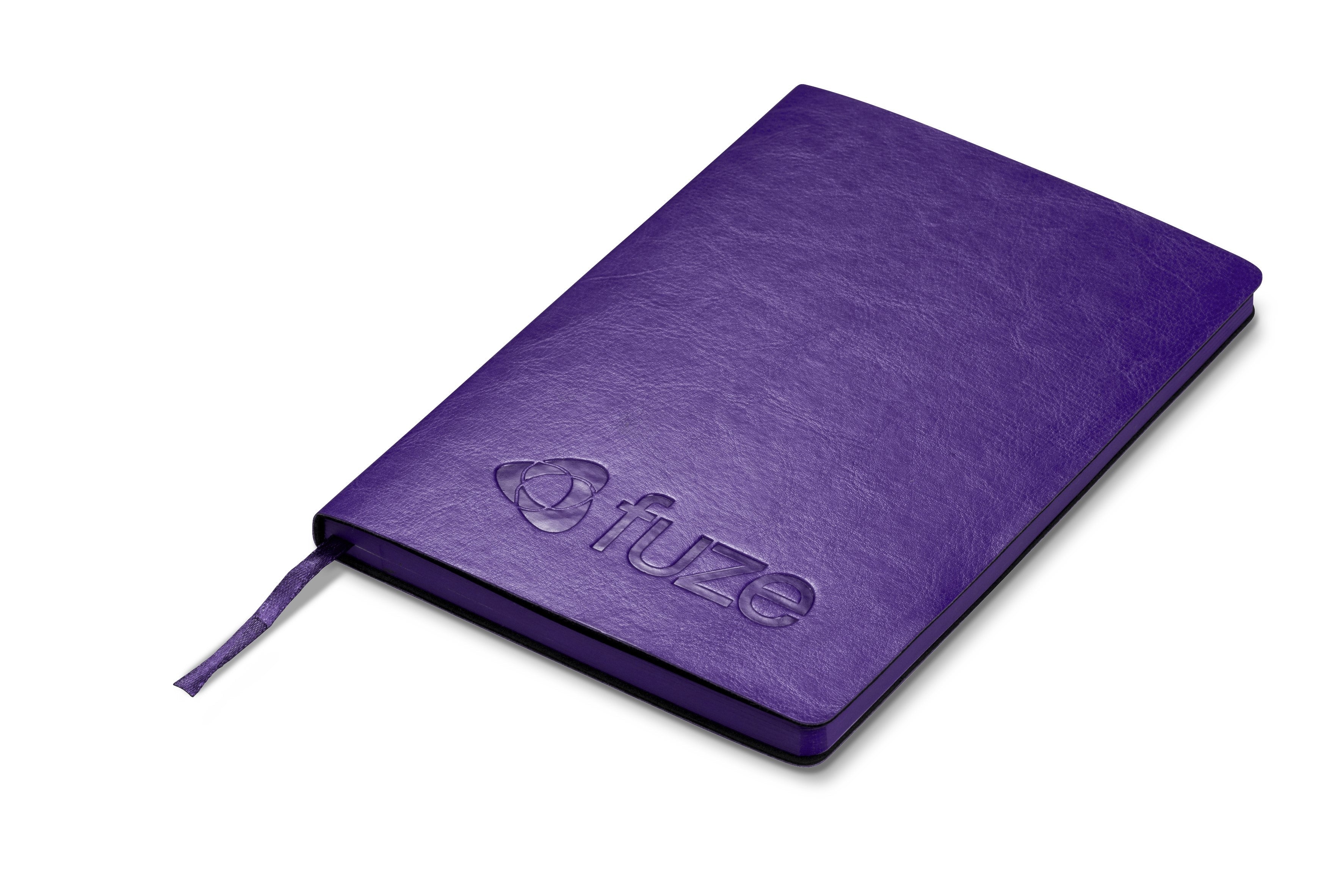 Elegant A5 Soft Cover Notebook with Customizable PU Purple / P - Notebooks & Notepads