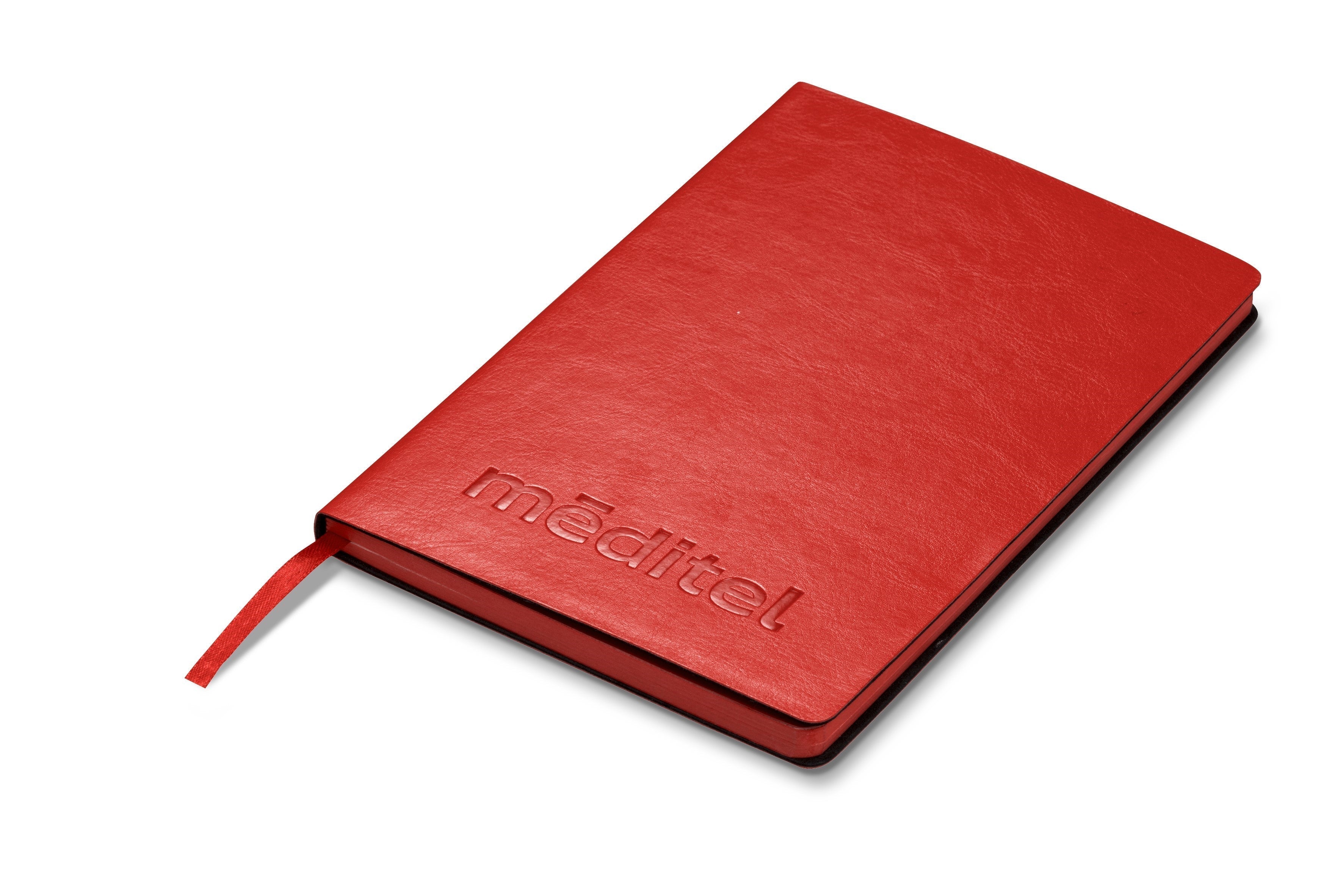 Elegant A5 Soft Cover Notebook with Customizable PU Red / R - Notebooks & Notepads