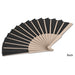Emika Folding Hand Fan BLACK - Pamper Gifts,Personal Care