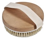Eva & Elm Aura Bath Massage Exfoliate Brush Natural / NT