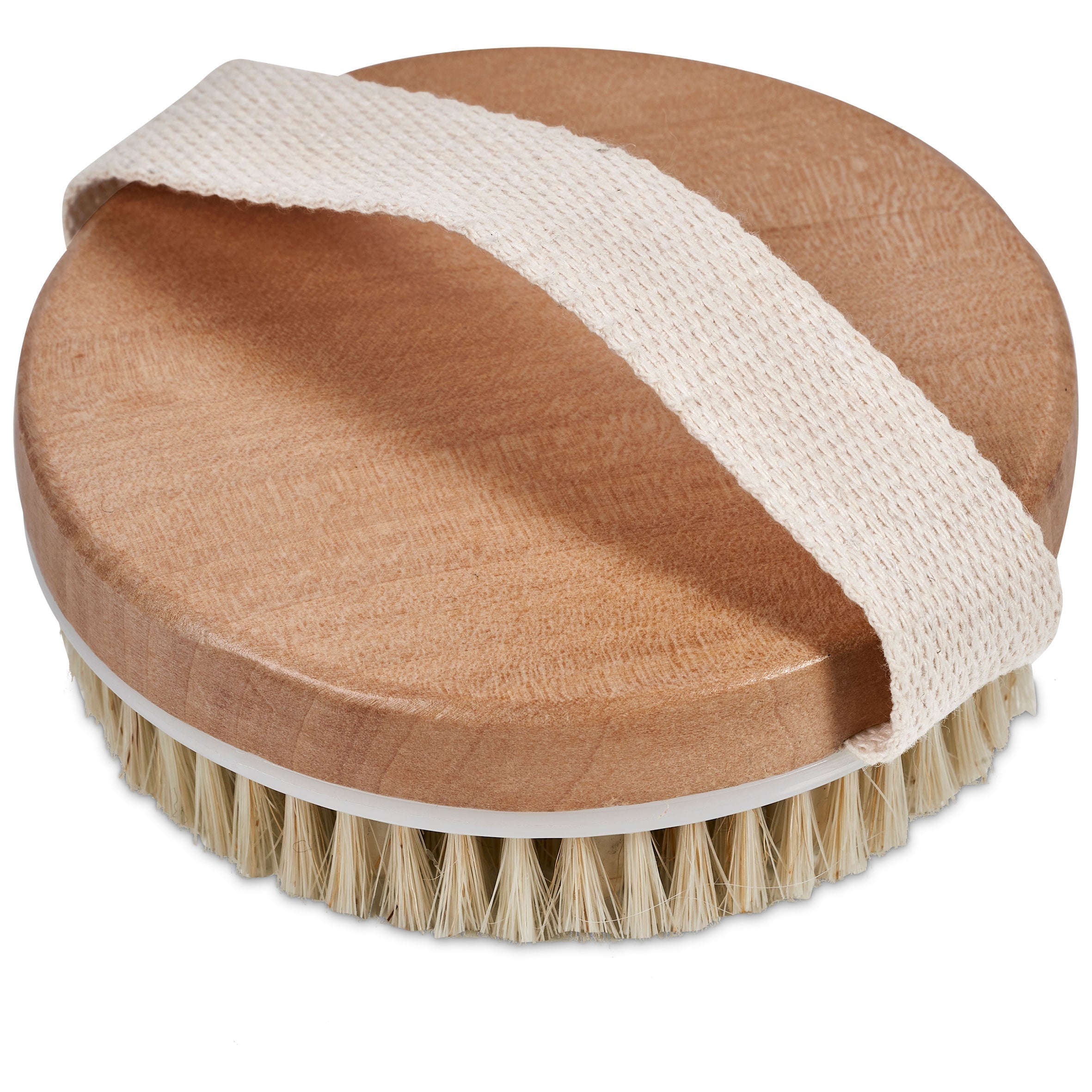 Eva & Elm Aura Bath Massage Exfoliate Brush Natural / NT