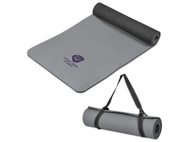 Eva & Elm Eclipse Two Tone Exercise Mat Black / BL