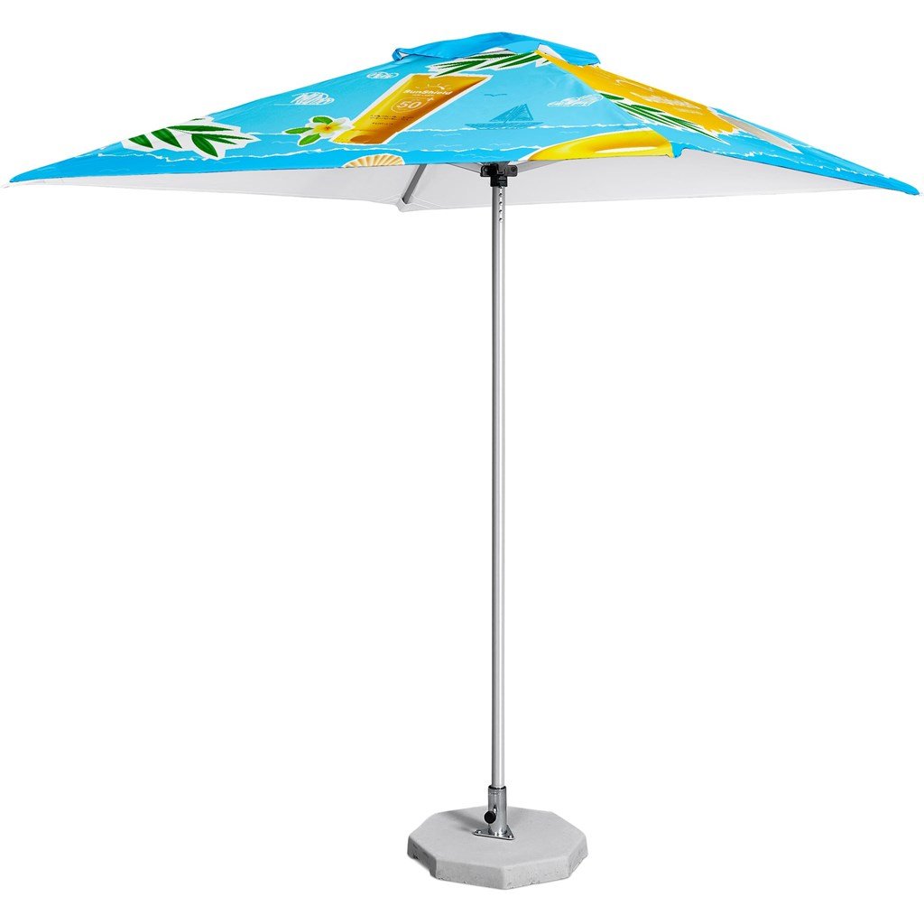Fade Resistant Parasol Single Round Pole 2m x - Fade-Resistant Parasols