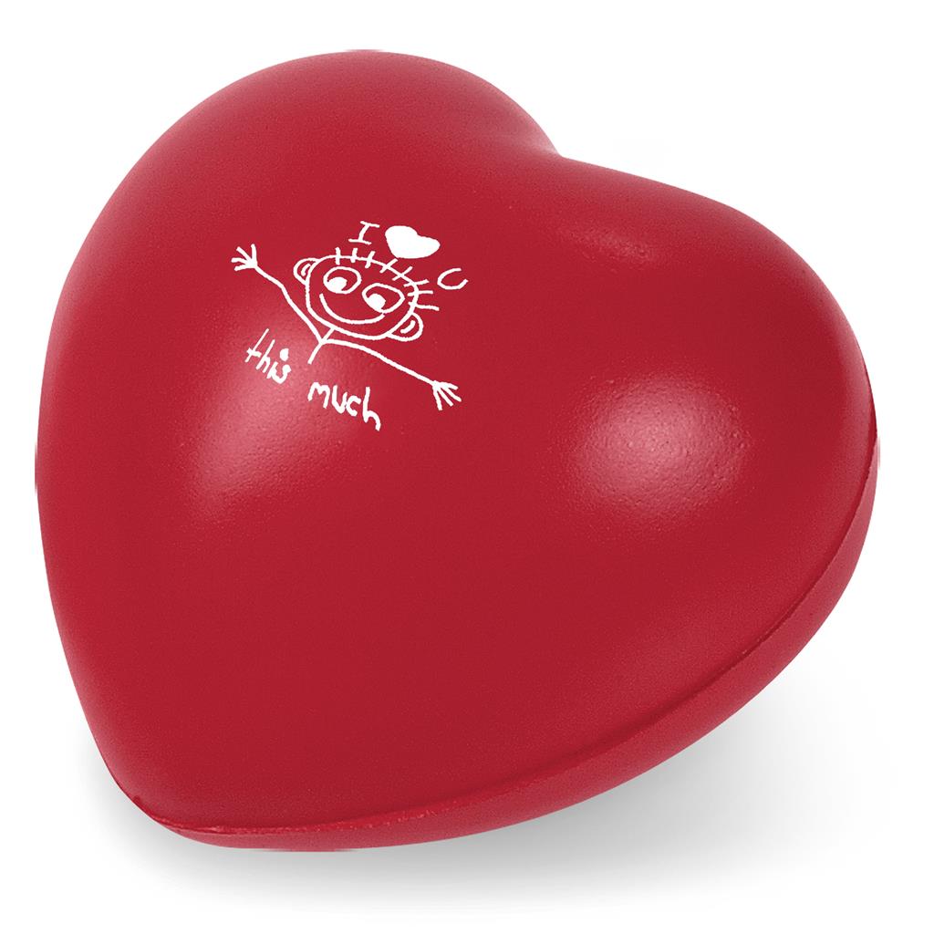 Feel-The-Love Stress Buster RED - Promotional Giveaways