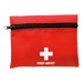 First Aid Kit in Zippered Pouch with Belt Clip Red / STD / Regular - Automotive