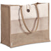 Fukei Jute & Cotton Tote NATURAL - Eco-Friendly Bags,Shoppers and Totes,Jute Products,Bags,Ideas for Summer,Ideas the Beach,Bags
