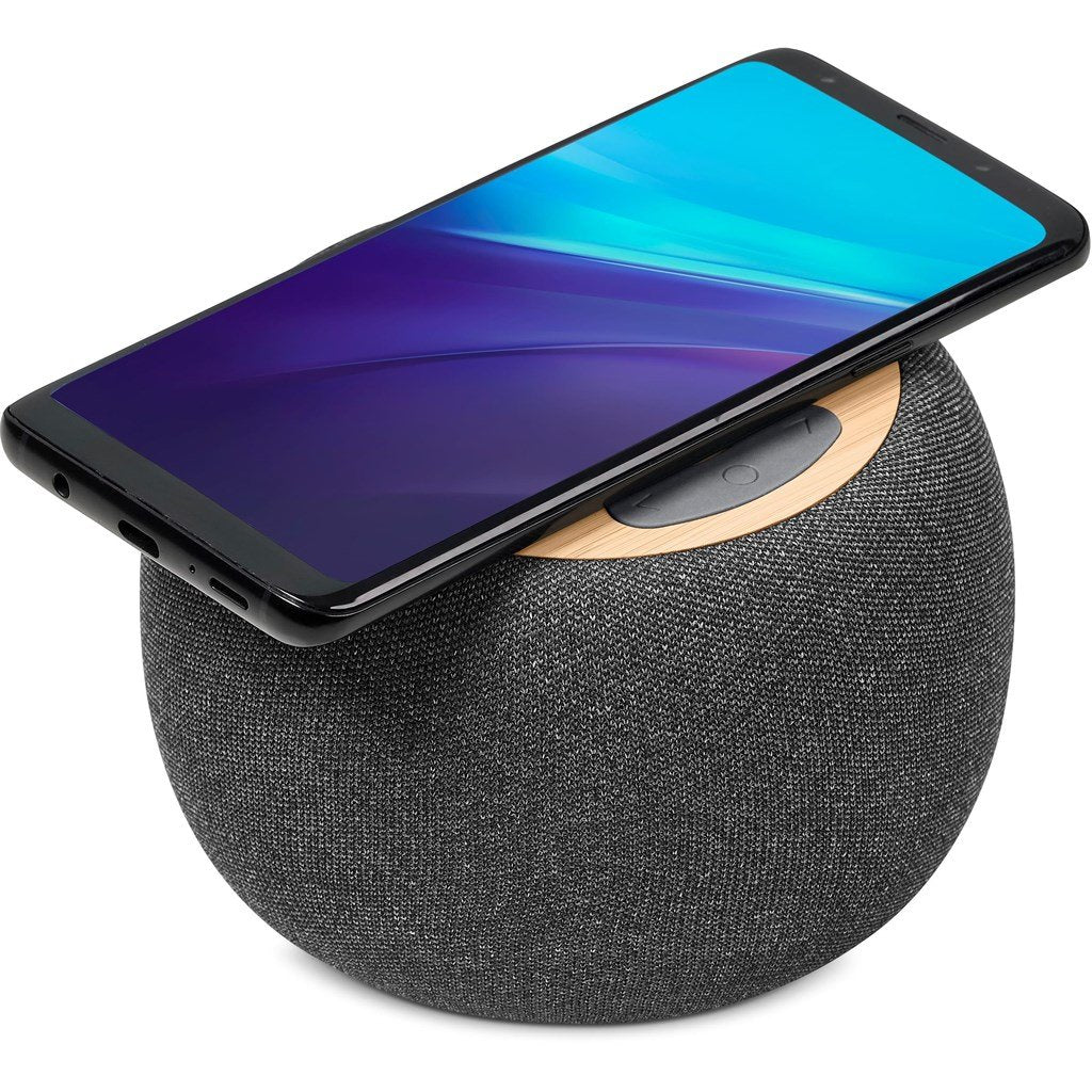 Geneva Wireless Charger & Bluetooth Speaker Grey / GY - Speakers