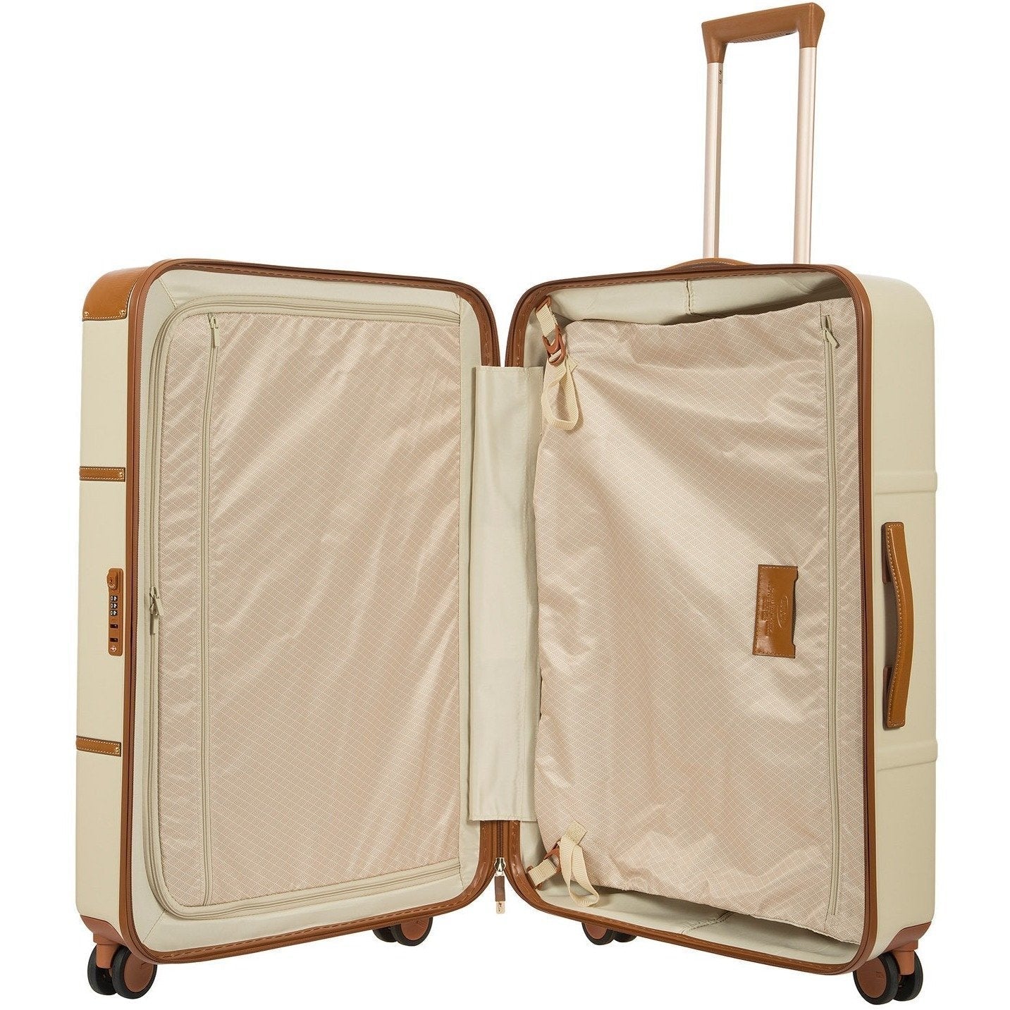 Gio 76cm Spinner Trunk | Cream-Suitcases