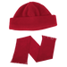 Glacier Scarf and Beanie Set Red / STD / Regular - Winter Range