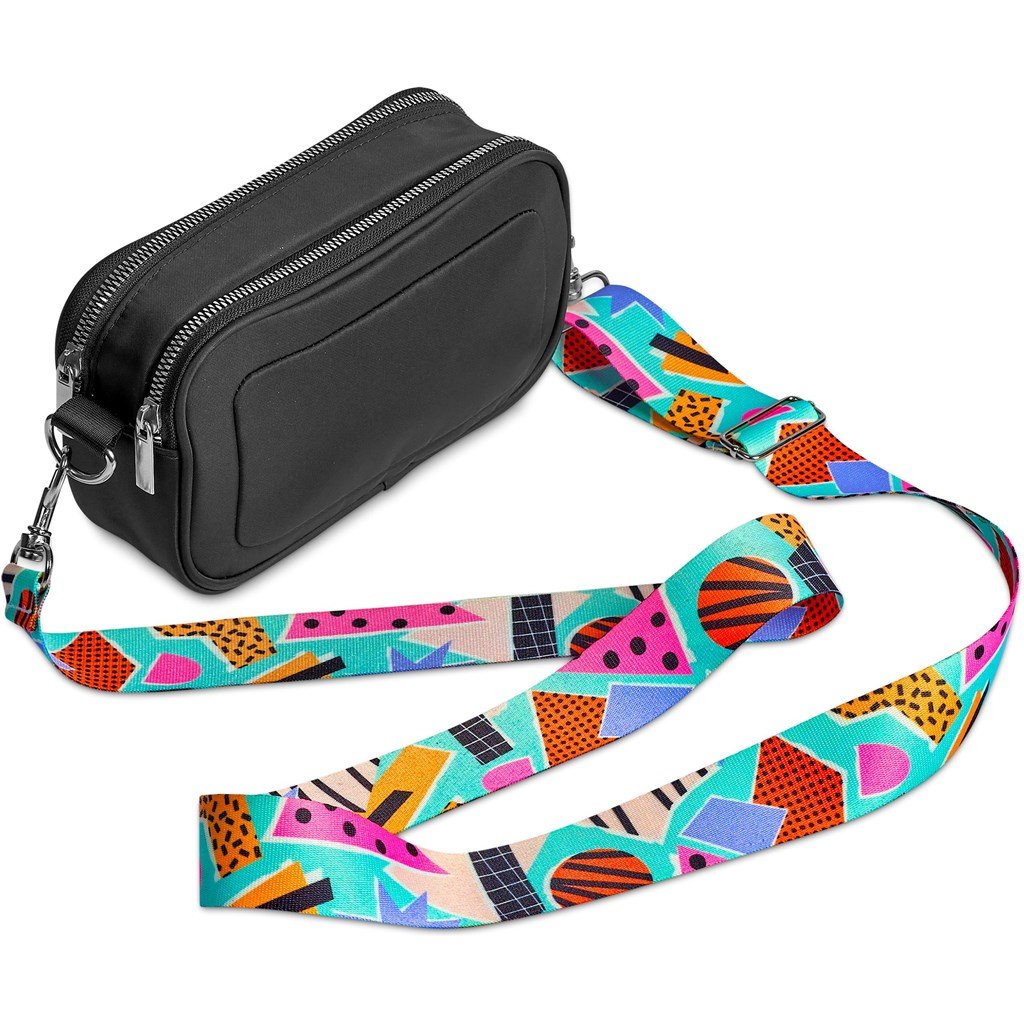 Custom Glamazon Polyester Bag Strap BLACK - Bags,Custom Travel Accessories,Custom Accessories