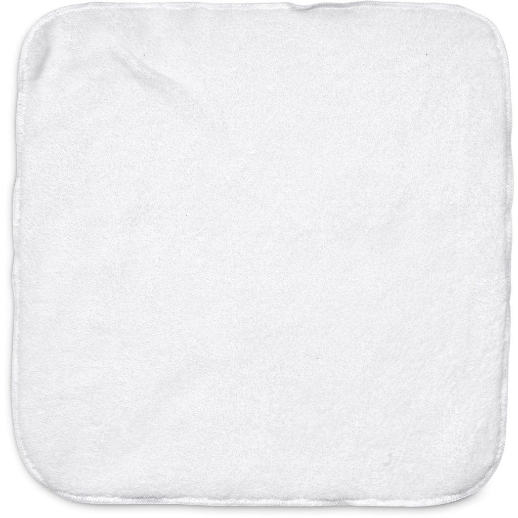 Custom Glamour Makeup Remover Cloth - Double-Sided Branding SOLID WHITE - Personal Care and Pamper Gifts,Custom Gifts