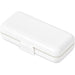 Grid Travel Pill Box SOLID WHITE - Accessories,Travel Essentials,Ideas for Women,Personal Care And Pamper
