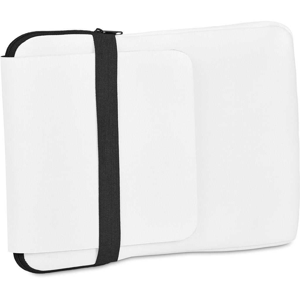 Custom Grotto 13 inch Neoprene Laptop Sleeve With Build-In Mouse Pad BLACK - Tech Sleeves,Custom Sleeves