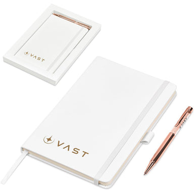 Hailford Notebook & Pen Set SOLID WHITE - Sets
