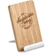Hakka Bamboo & Recycled Aluminium Wireless Charging Phone Stand NATURAL - Chargers,Bamboo Products,Technology