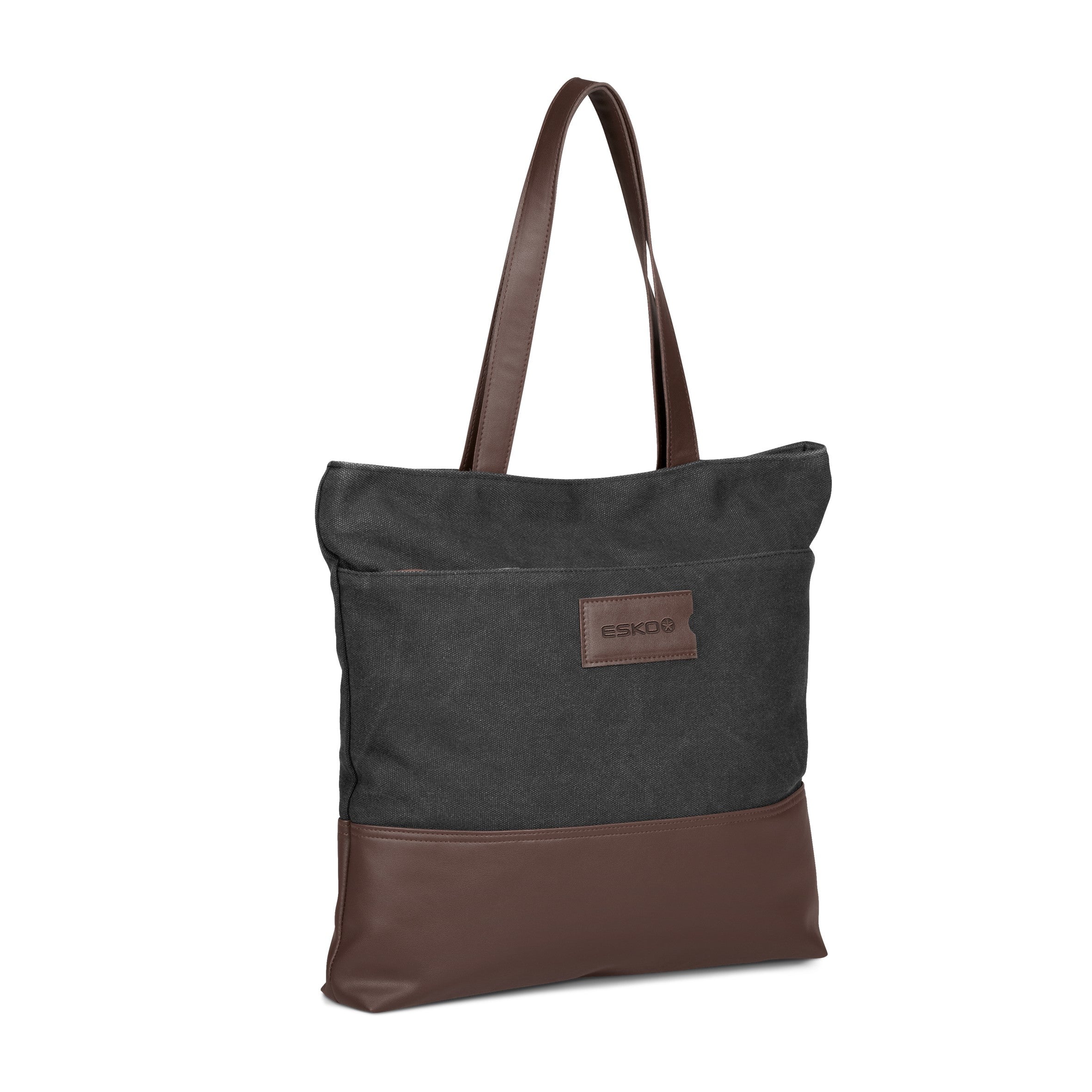 Hamilton Canvas Tote Charcoal / C - Shopping Totes