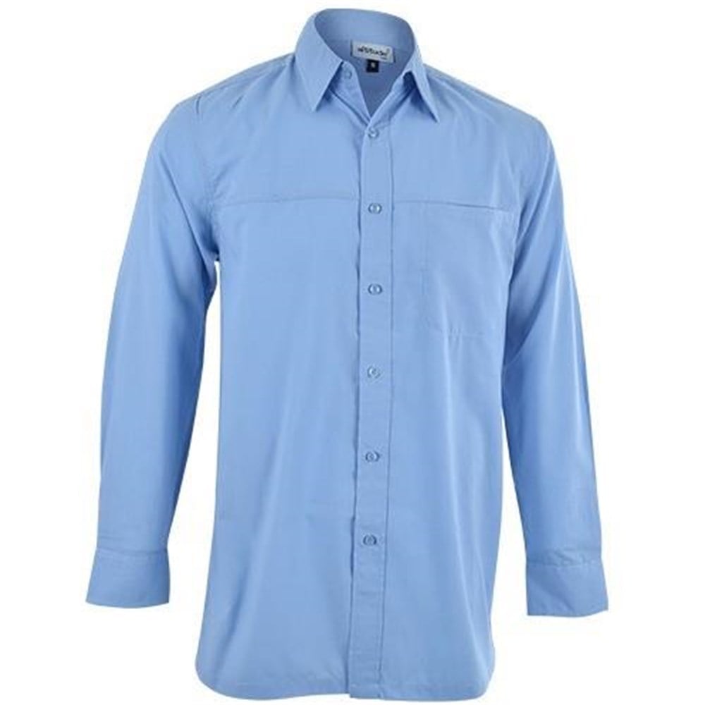 Harry Casual Long Sleeve Shirt - Sky Blue M / SB