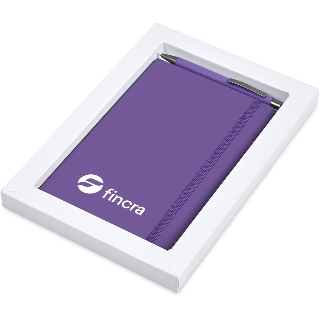 Hibiscus Notebook & Pen Set PURPLE - Ideas for Conferences,Ideas Work,Notebook Sets